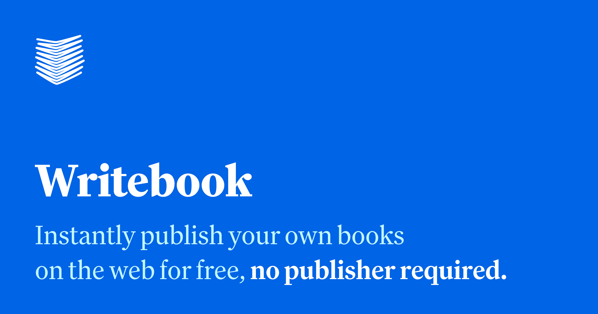 Blogging and posting on social is easy. But why is it so hard to publish a whole book on the web? It’s not anymore. Writebook is remarkably simple s